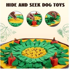 Dog Snuffle Roasted Peppers Feeding Mat for Dogs NWT